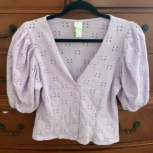 Lavender Blouse
